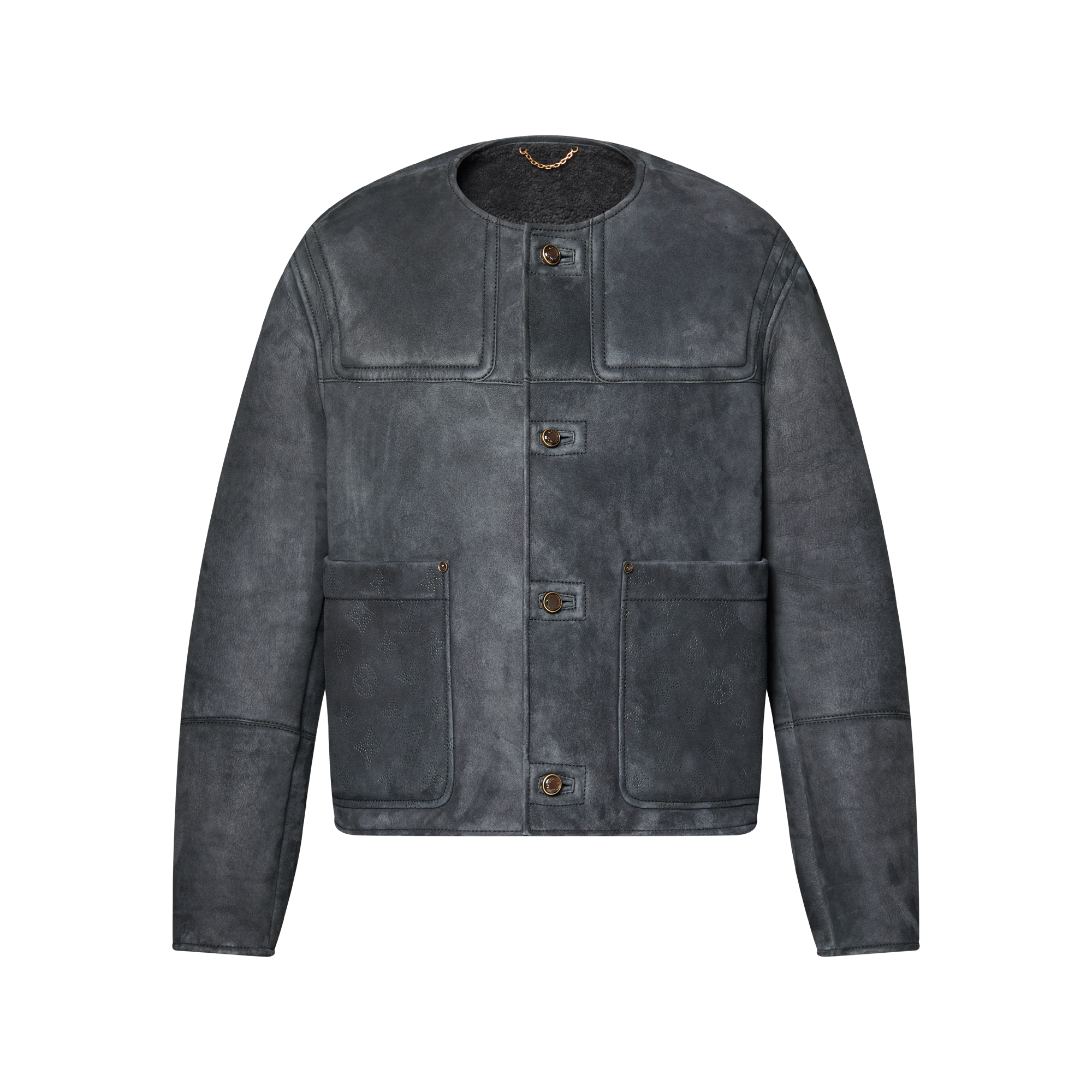 Collarless Shearling Jacket - Ready-to-Wear | LOUIS VUITTON